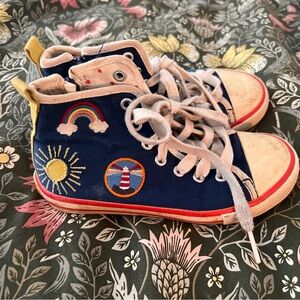 Mini Boden high top sneakers